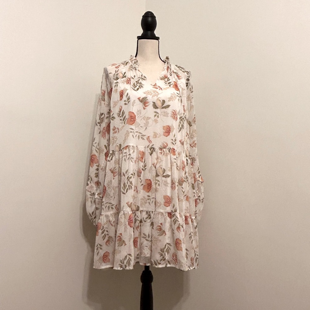 Floral Long Sleeve Dress